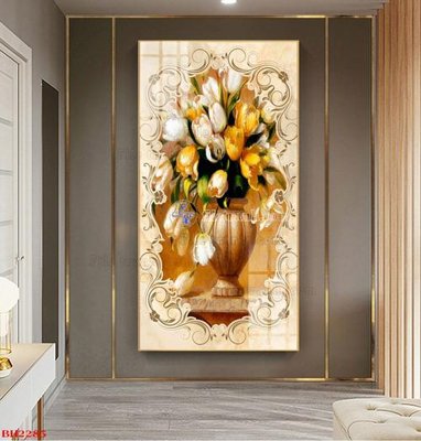 File gốc File tranh bình hoa B2285 (phong cách) cổ điển