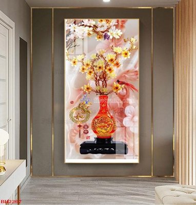 Download file tranh PSD File tranh bình hoa B2297 để chỉnh sửa