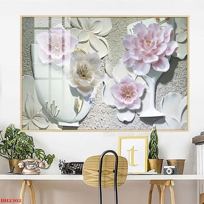 File PSD File tranh bình hoa B2302 (nguyên bản) cho thiết kế