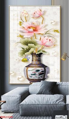Tải file File tranh bình hoa B2320 (gốc) in trên mọi chất liệu