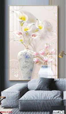 Download file tranh PSD File tranh bình hoa B2323 để chỉnh sửa