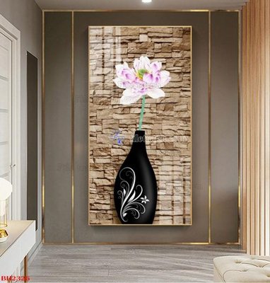 File gốc File tranh bình hoa B2326 (thiết kế) cho in ấn