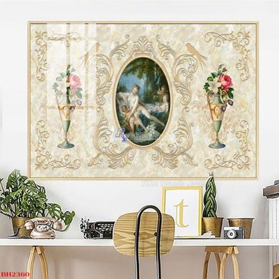 File in ấn File tranh bình hoa B2360 (bản gốc) sắc nét