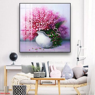 Download file gốc File tranh bình hoa B2406 (in mica) trong suốt