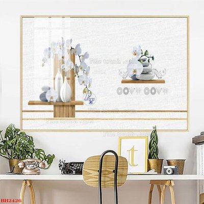 File gốc File tranh bình hoa B2426 (cho in ấn) từ kho Filetranh
