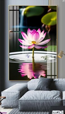 Tải file File tranh bình hoa 5D hoa đẹp BH4065 (gốc) chủ đề tâm linh