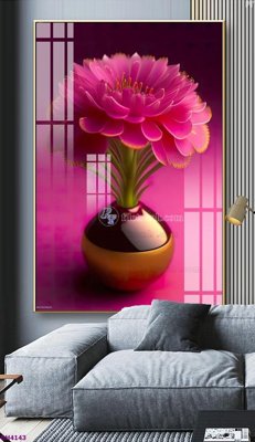 File in trần File tranh bình hoa 5D hoa đẹp BH4143 (bản gốc) bầu trời