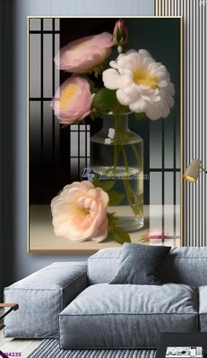 Download file gốc File tranh bình hoa 5D hoa đẹp BH4235 (dùng cho in ấn)