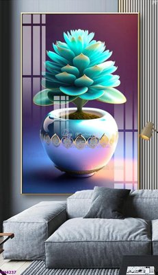 File ảnh gốc File tranh bình hoa 5D hoa đẹp BH4237 (chuyên in mica)