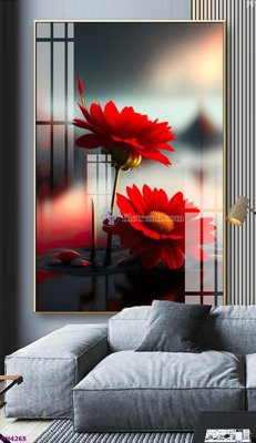 File ảnh File tranh bình hoa 5D hoa đẹp BH4265 (gốc) in quảng cáo ngoài trời