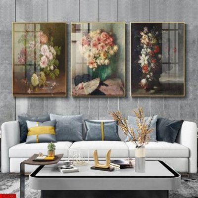 Tải về file gốc File tranh bộ 3 bình hoa phong cách cổ điển BH6028 (chuẩn in ấn)