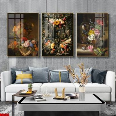 File ảnh gốc File tranh bộ 3 bình hoa phong cách cổ điển BH6202 (chuyên in mica)
