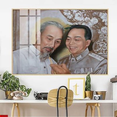 Tải file File in tranh bác hồ chất lượng cao BH8033 (gốc) in trên mọi chất liệu