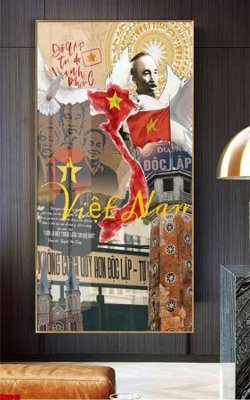 File tranh File in tranh bác hồ chất lượng cao BH8043 (file gốc) chủ đề phong thủy