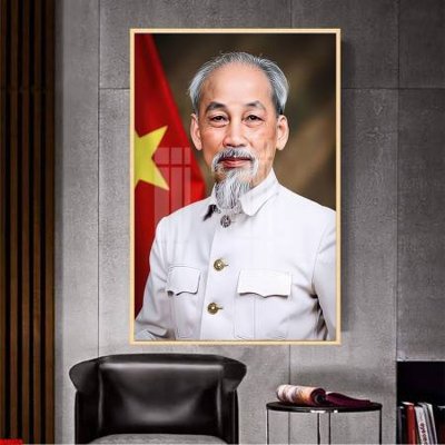 Tải file gốc in lụa File in tranh bác hồ chất lượng cao BH8059 siêu nét