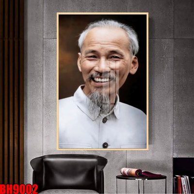 File gốc File in tranh bác hồ chất lượng cao BH9002 (in mica) làm quà tặng