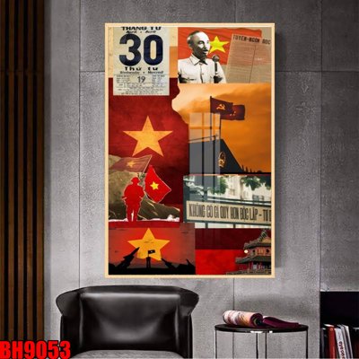 Hình ảnh file gốc File in tranh bác hồ chất lượng cao BH9053 cho in UV