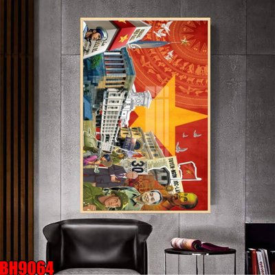 Tải file gốc File in tranh bác hồ chất lượng cao BH9064 (in bạt) quảng cáo