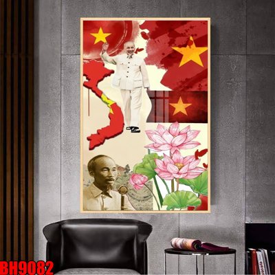 File tranh File in tranh bác hồ chất lượng cao BH9082 (ảnh gốc) chi tiết rõ ràng