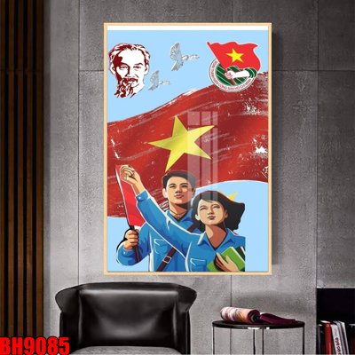 File PSD File in tranh bác hồ chất lượng cao BH9085 (nguyên bản) cho thiết kế