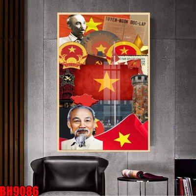 File gốc File in tranh bác hồ chất lượng cao BH9086 (ảnh chi tiết) để in ấn