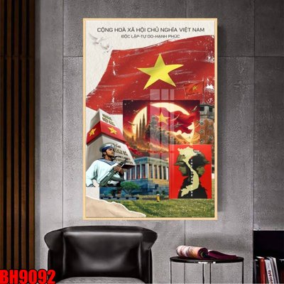 File tranh quảng cáo File in tranh bác hồ chất lượng cao BH9092 (download file gốc)