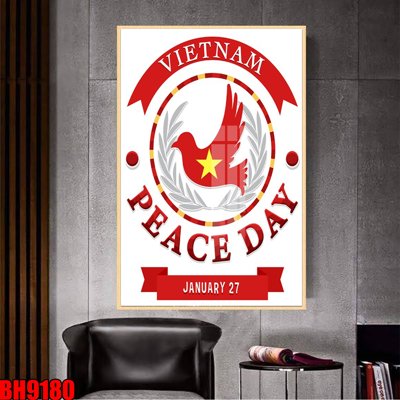 File gốc File in tranh bác hồ chất lượng cao BH9180 (in lụa) họa tiết 3D