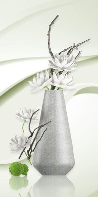 File PSD File tranh bình hoa BHY143 (bản gốc) độ phân giải cao