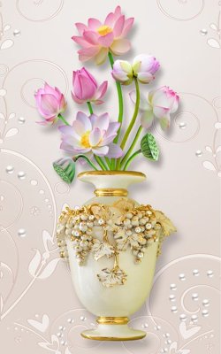 File gốc File tranh bình hoa BHY181 (ảnh rõ nét) để in