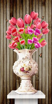 Tải file File tranh bình hoa BHY208 (gốc) in ấn ngay lập tức