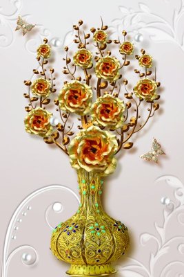 Mua file gốc File tranh bình hoa BHY209 (PSD) tại Filetranh.com