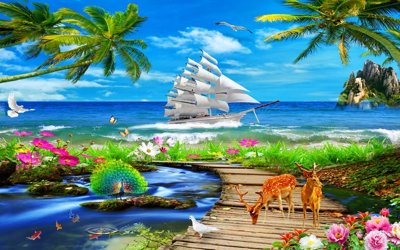 Tải file File tranh bình hoa BHY211 (gốc) chủ đề phong thủy