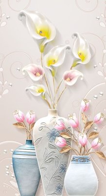 Download file File tranh bình hoa BHY216 (gốc) in mica cao cấp