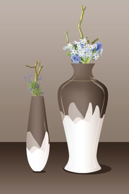 File gốc File tranh bình hoa BHY301 (trang trí) phòng ngủ