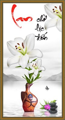 File gốc File tranh bình hoa BHY302 (vector) cho in ấn