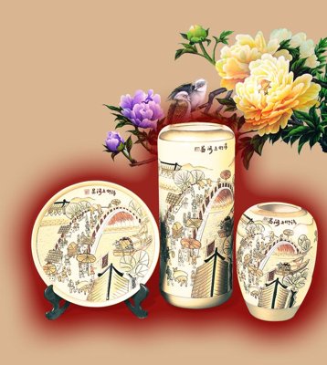 File in ấn File tranh bình hoa BHY66 (bản gốc) cao cấp