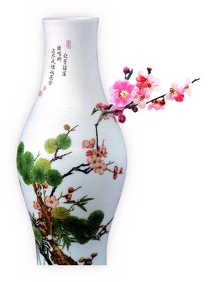 File ảnh File tranh bình hoa BHY79 (gốc) in standee