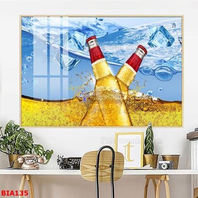 File tranh Tranh quán bia nhậu BIA135 (file gốc) chủ đề phong thủy