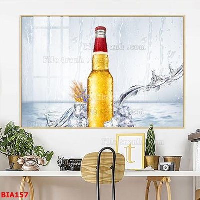 File gốc Tranh quán bia nhậu BIA157 (Filetranh.com) Tranh quán bia nhậu BIA157