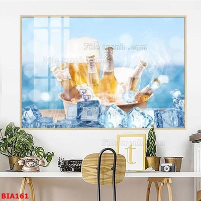 Download file ảnh gốc Tranh quán bia nhậu BIA161 để in ấn