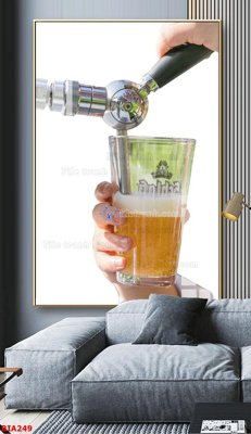 Tải file gốc Tranh quán bia nhậu BIA249 (in khổ lớn) không vỡ
