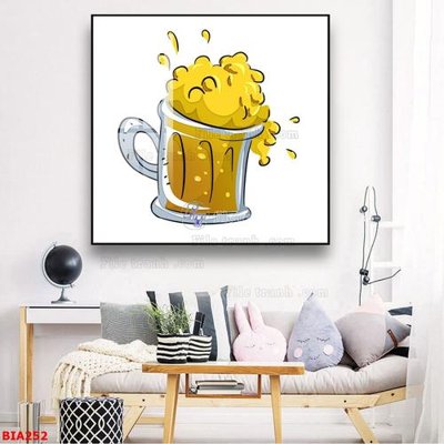 File gốc Tranh quán bia nhậu BIA252 (trang trí) phòng ngủ