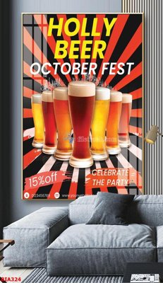 File gốc Tranh quán bia nhậu BIA324 (in mica) làm quà tặng