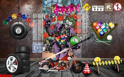 File tranh quảng cáo File tranh decor treo quán bida bi a BILLARD BIDA3000 (download file gốc)