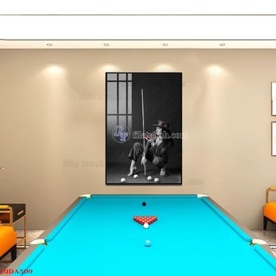 File gốc File tranh quán bida bi-a BILLARD BIDA509 cho in ấn và thiết kế