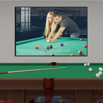 File tranh File tranh quán bida bi-a BILLARD BIDA557 (gốc) chủ đề tĩnh vật