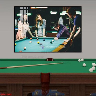 Tải file File tranh quán bida bi-a BILLARD BIDA560 (gốc) làm file thiết kế