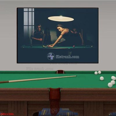 File gốc File tranh quán bida bi-a BILLARD BIDA566 (chuẩn CMYK) cho nhà in