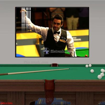 File tranh File tranh quán bida bi-a BILLARD BIDA599 (bản gốc) treo phòng ăn