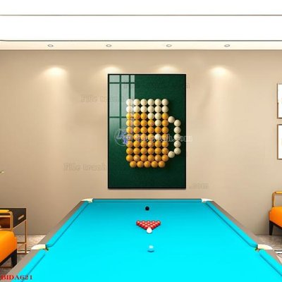 Tải file File tranh quán bida bi-a BILLARD BIDA621 (ảnh gốc) 300dpi File tranh quán bida bi-a BILLARD BIDA621